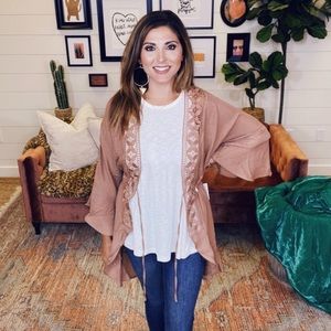 Love tree duster cardi size M